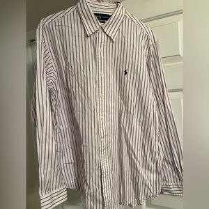 Long sleeve, Ralph Lauren polo button down- XL